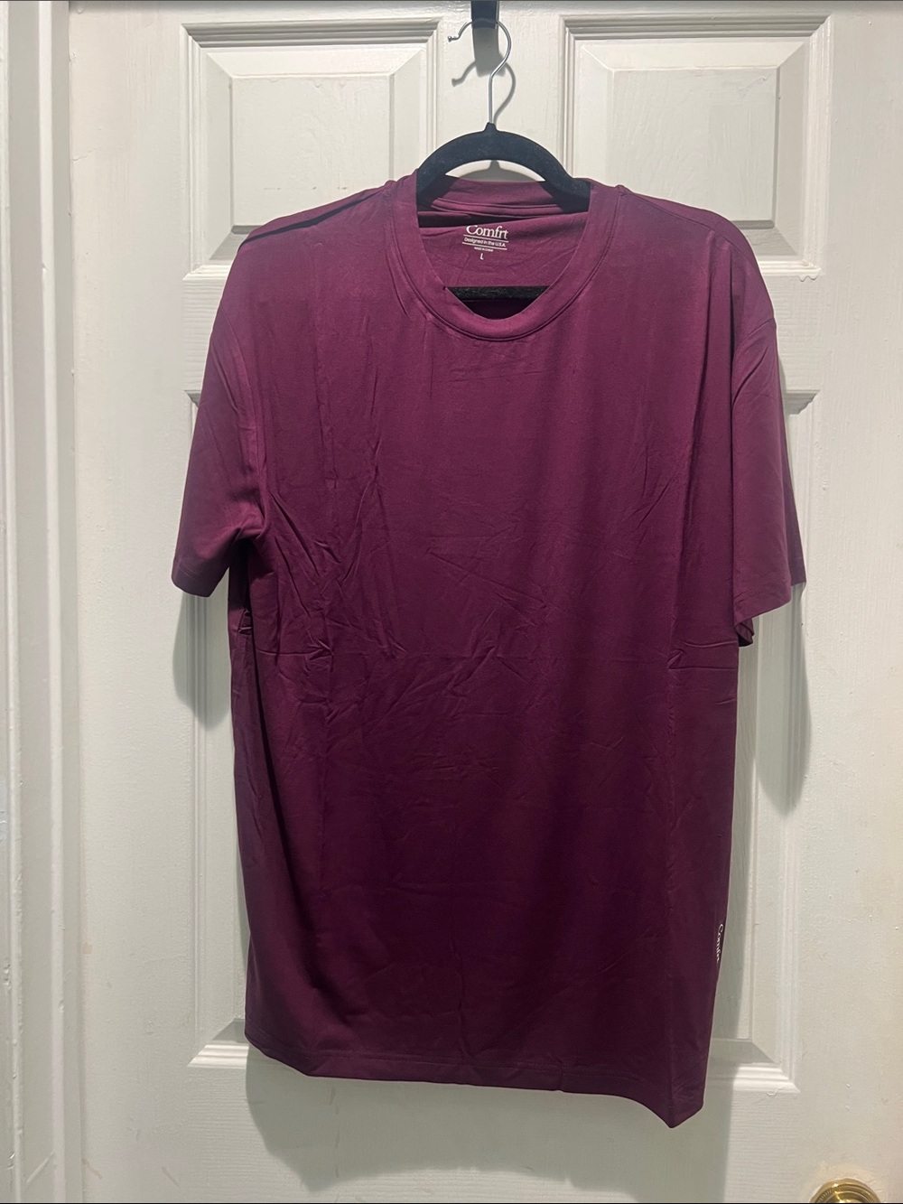 Comfort Crew Neck T-Shirt - Plum